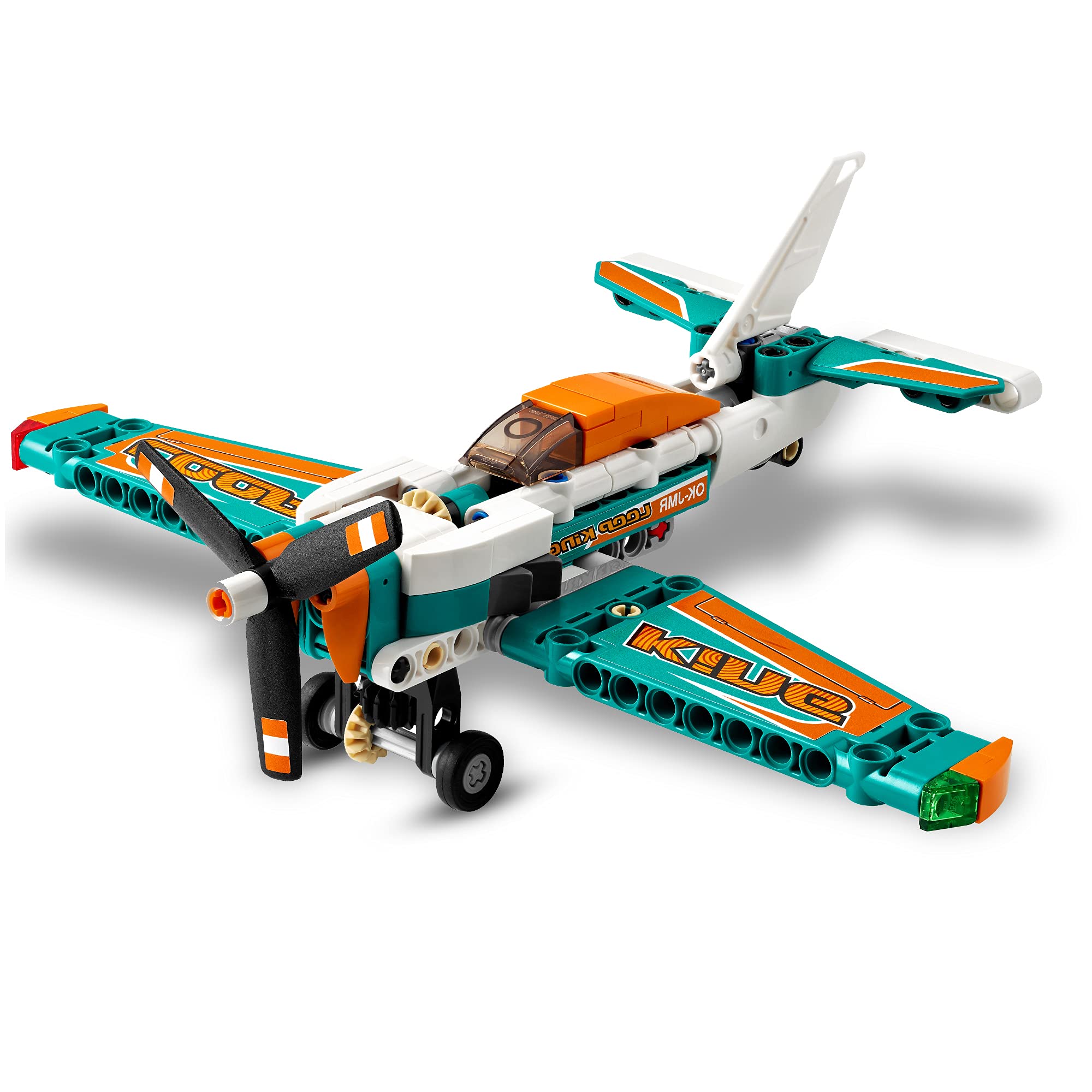 LEGO Technic Racing Plane 42117 Model Building Kit; Great Gift or Treat for Kids Who Love to Play with Toy Aeroplanes; A 2-in-1 Build for Even More Flying Fun (154 Pieces)