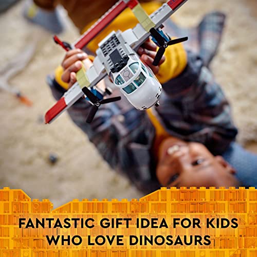 LEGO Jurassic World Quetzalcoatlus Plane Ambush Set 76947, with Dinosaur Toy Figure and Airplane Model, 2022 Movie Inspired, Multicolor