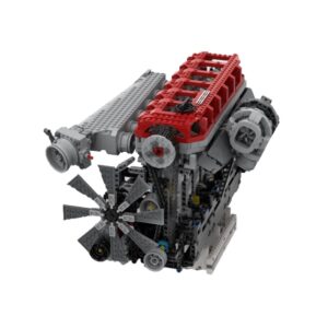 FILONA Technik Engine Motors Building Set, RB30-V4-3.0L Inline Six-Cylinder Four-Stroke Engine MOC Model Building Blocks Toy - 1985 Pieces