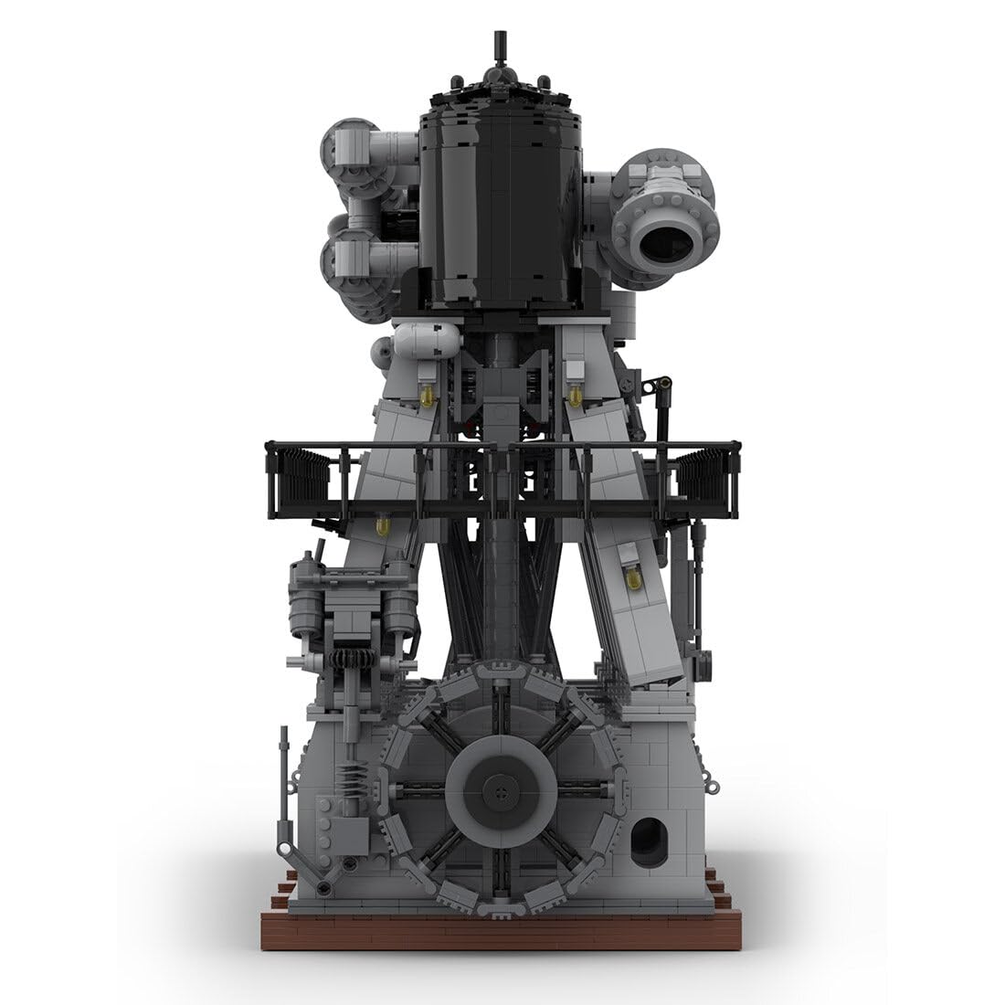 FILONA MOC-157380 Titanic Reciprocating Triple Expansion Steam Engine Building Blocks, Large Steam Engine Building Set with Power Function, DIY STEM Toy (6584 Pieces)