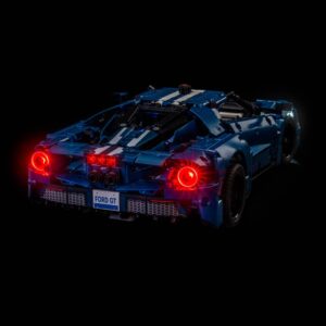 LIGHT MY BRICKS Light Kit Compatible with Lego Technic 2022 Ford GT 42154 (Set Not Included)