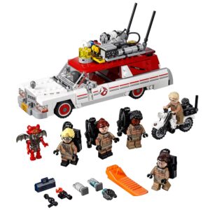 lego ghostbusters ecto-1 & 2 75828 building kit (556 piece)