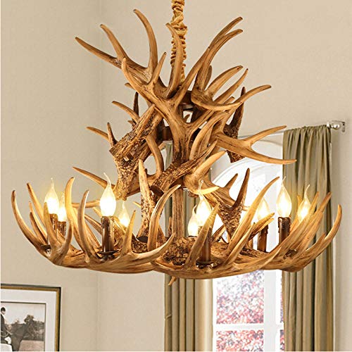 LVWIT Flame Tip LED Filament Bulb Candelabra E26 Base Dimmable 4.5W (60W Equivalent) B11 Chandelier Candle Light Bulb，2700K Warm White 6-Pack