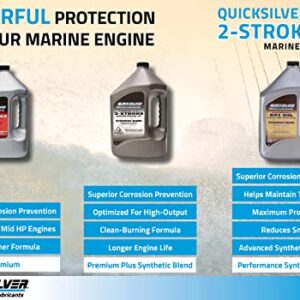 Quicksilver Premium 2-Stroke Engine Oil – Outboards, PWCs, Snowmobiles and Motorcycles - 1 Pint