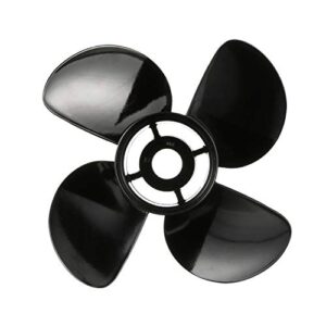 quicksilver nemesis 4-blade aluminum propeller, 13.8" dia x 11" pitch, right hand