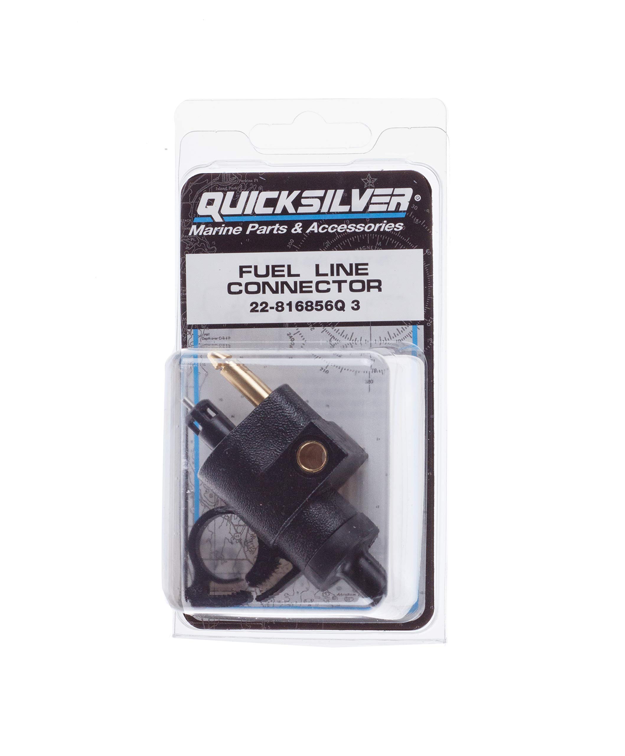 Quicksilver 816856Q3 Quick Disconnect Fuel Line Connector,1 Count