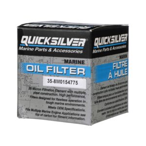 Quicksilver 8M0154775 Oil Filter for Various Marine Engines