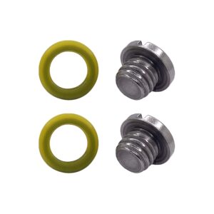 A.A Drain Screw Kit Replacement for Mercury Marine MerCruiser Quicksilver Gear Case - 10-79953A2, 18-2244, 10-79953Q04 (1)