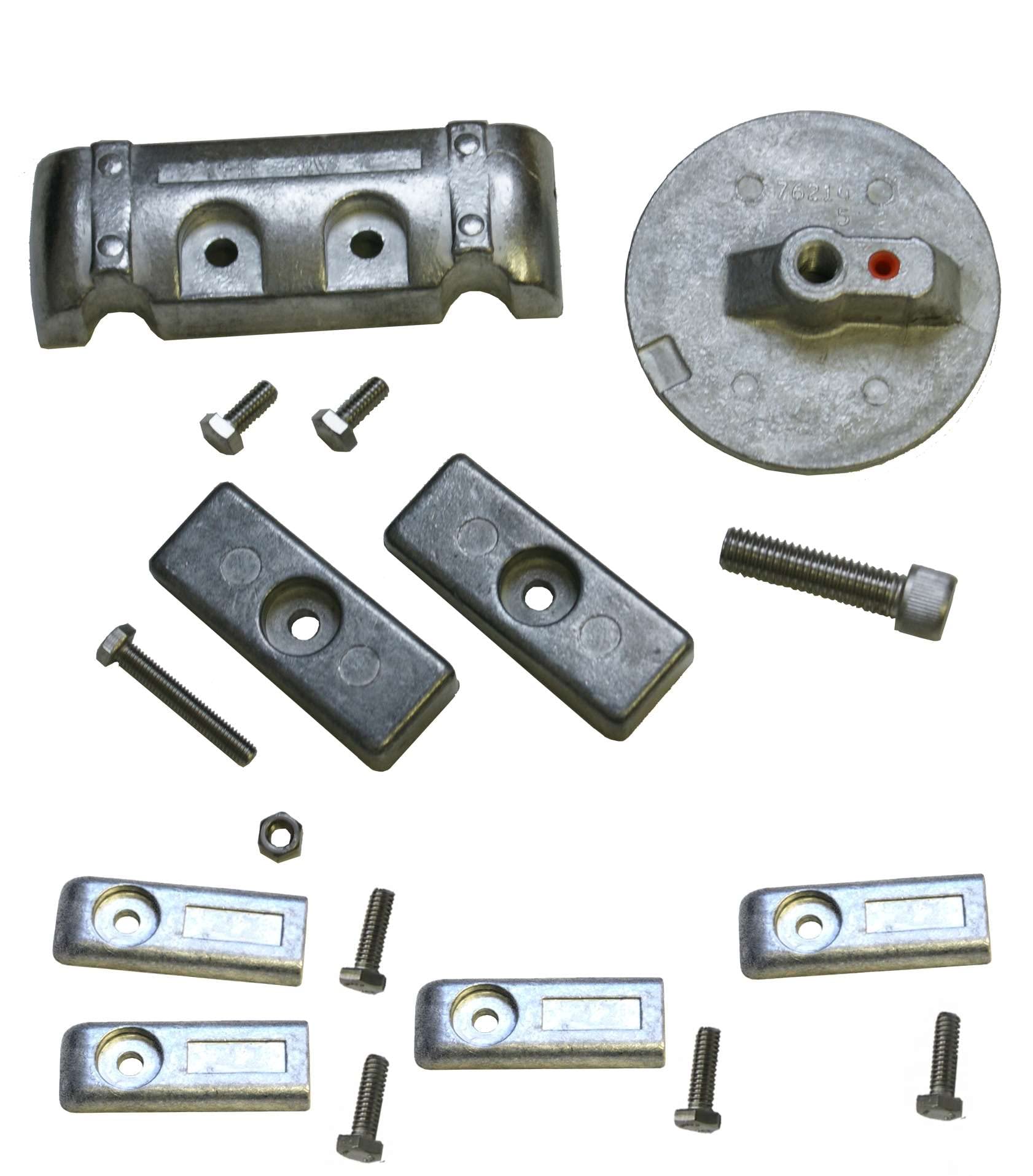 US Marine Products LLC Zinc Anode Kit for Mercury Verado 6 Cylinder Outboard Motors Replaces Mercury 97-8M0126671, Quicksilver 97-8M0116589, Tecnoseal 20816, Seachoice 95121, Martyr CMVERADO6KITA