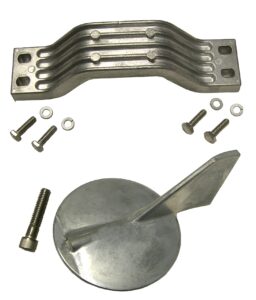 us marine products aluminum anode kit fits yamaha 150-200 hp includes hardware replaces quicksilver 8m6007986, martyr cmy150kita, seachoice 95211, sierra 18-6133