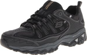 skechers mens afterburn m. fit fashion sneakers, black, 10.5 us