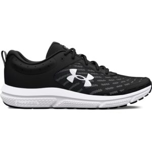 Under Armour Men's Charged Assert 10, (001) Black/Black/White, 10.5, US