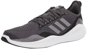 adidas mens fluidflow 2.0 running shoe, core black/ftwr white/grey six, 11.5 us