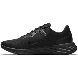 nike men's race sneaker, black black dk smoke grey, 9