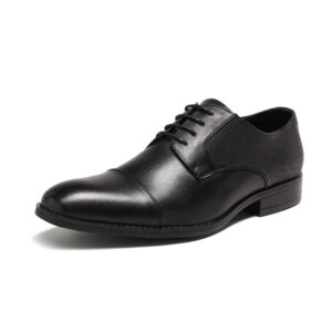 bruno marc men's oxford dress shoes, black/sbox222m, size 10