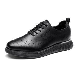 Bruno Marc Men's MaxFlex Fashion Dress Sneakers Oxfords Classic Casual Shoes,Size 8.5,BLACK,SBOX2318M