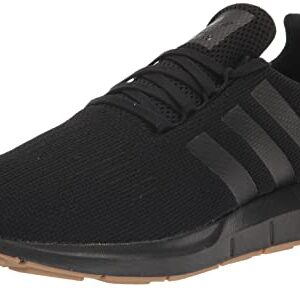 adidas Men's Swift Run legacy Shoe, Black/Black/Gum(2018), 8.5