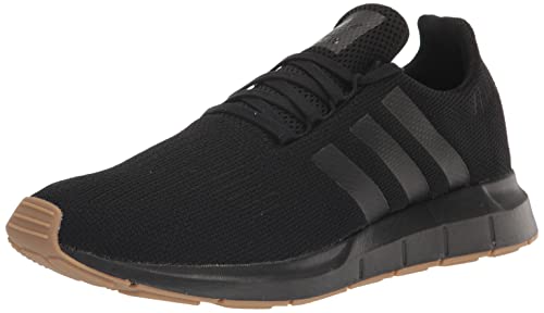 adidas Men's Swift Run legacy Shoe, Black/Black/Gum(2018), 8.5