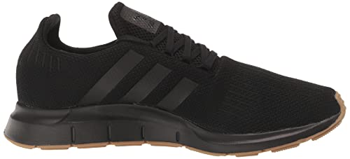 adidas Men's Swift Run legacy Shoe, Black/Black/Gum(2018), 8.5