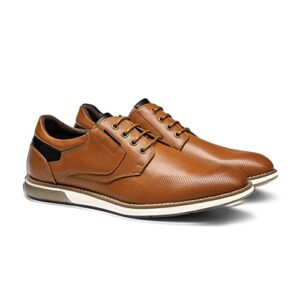 Bruno Marc Men's Casual Dress Oxfords Shoes Business Formal Derby Sneakers,Brown,Size10,SBOX2336M