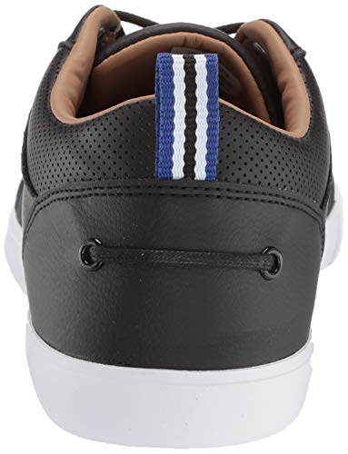 Lacoste Men's Bayliss Sneaker, Black//White, 10.5 Medium US