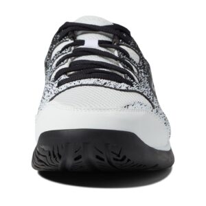 Skechers Men's Viper Court-Athletic Indoor Outdoor Pickleball Shoes with Arch Fit Support Sneaker, White/Black, 10