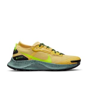 Nike Air Pegasus Trail 3 GTX Running Trainers DC8793 Sneakers Shoes (UK 8 US 9 EU 42.5, Celery Volt Black Dusty sage 300)