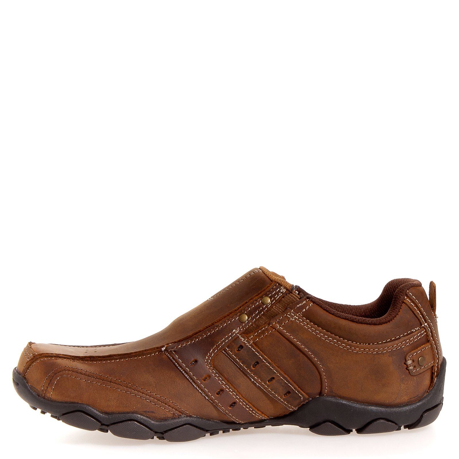 Skechers mens Slip on Shoe Skechers Diameter Bike Toe Run Off, Dark Brown, 10.5 X-Wide US