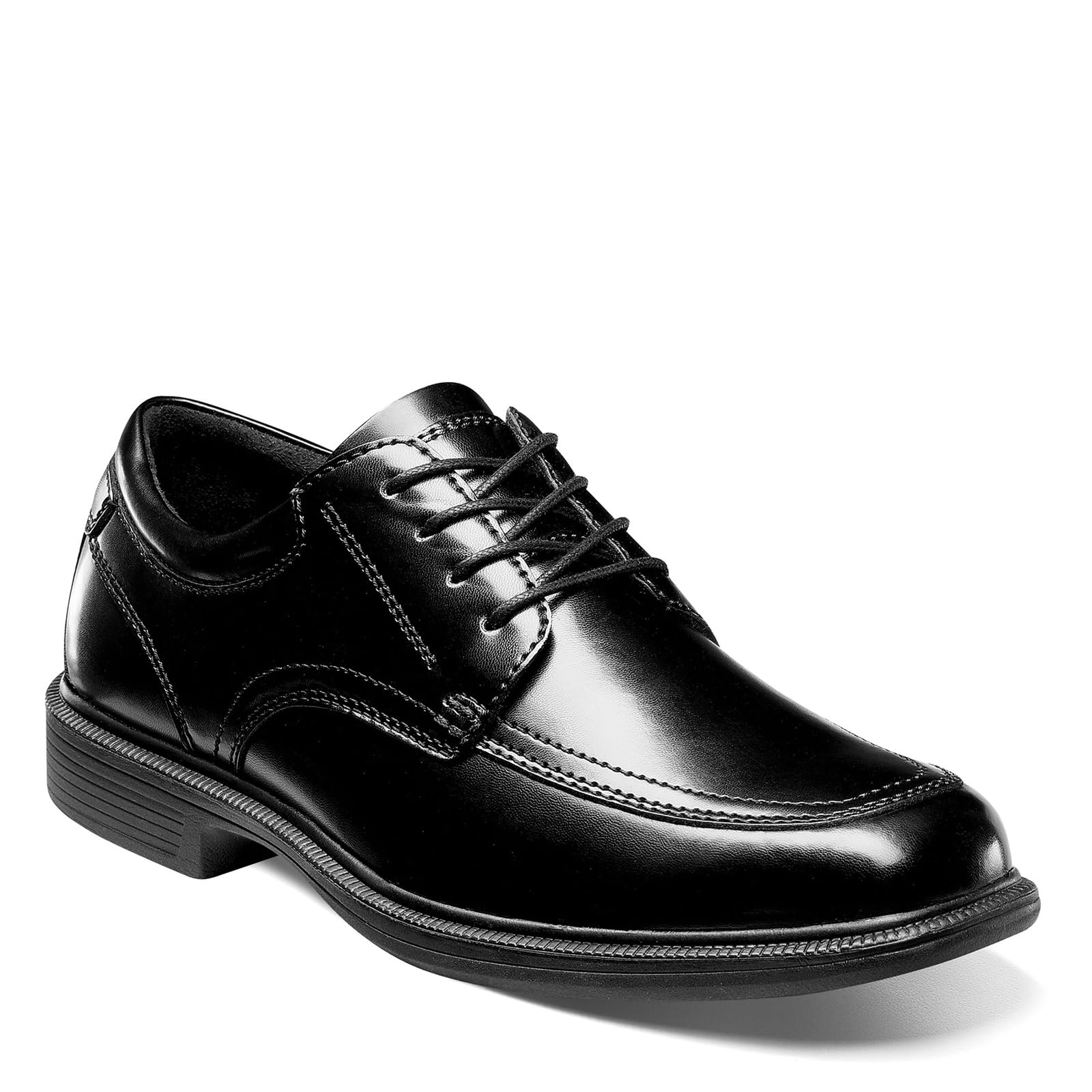 Nunn Bush mens Bourbon Street Lace Up Oxford With Kore Slip Resistant Technology, Black, 13 X-Wide US