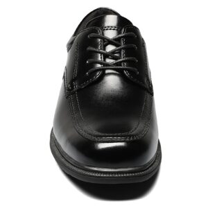 Nunn Bush mens Bourbon Street Lace Up Oxford With Kore Slip Resistant Technology, Black, 13 X-Wide US