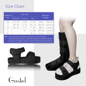 GUSSTZEL Professional Shoe Lift for Uneven Legs, Shoe balancer, Shoe Leveler for Walking Boot, Even Up for Men & Women, Women 6-7.5, Men 5.5-7.5