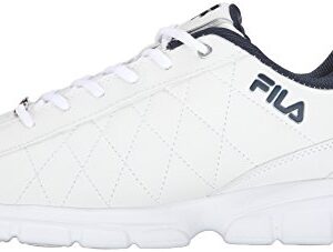 Fila Men's Fulcrum 3 Cross Trainer, White/White Navy, 11.5