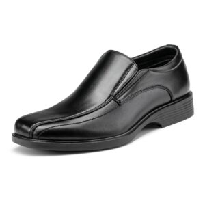 bruno marc mens leather lined dress loafers shoes, 5-black - 8 (cambridge-05)