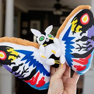 Godzilla Rainbow Mothra 10-Inch Character Plush Toy | Cute Plushies and Soft Stuffed Animals, Kids Room Decor Accessories | Kaiju Monster Gifts and Collectibles