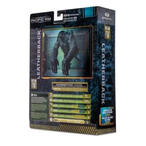 Pacific Rim McFarlane Toys Leatherback (Kaiju) 4" Scale Figure Playset with Comic