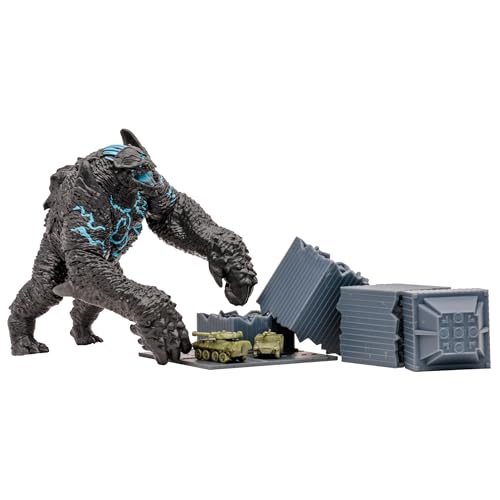 Pacific Rim McFarlane Toys Leatherback (Kaiju) 4" Scale Figure Playset with Comic