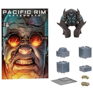 Pacific Rim McFarlane Toys Leatherback (Kaiju) 4" Scale Figure Playset with Comic