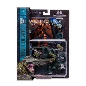 Pacific Rim McFarlane Toys Knifehead (Kaiju) 4" Scale Figure Playset with Comic