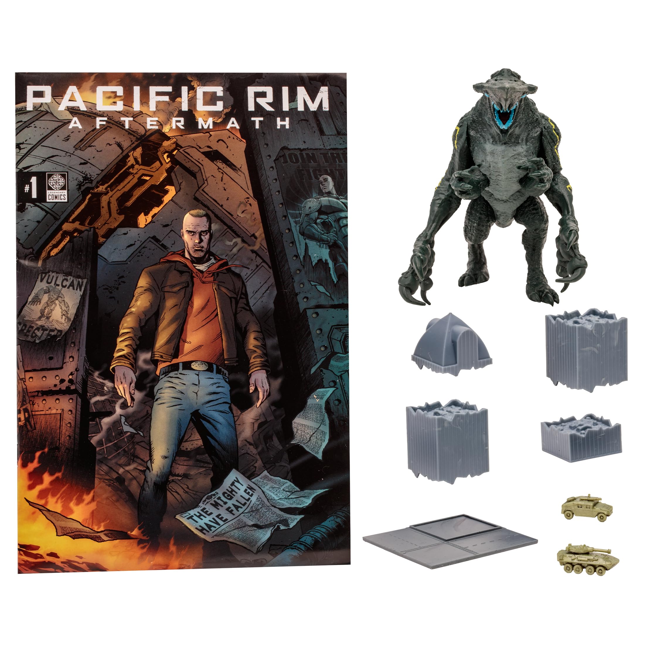 Pacific Rim McFarlane Toys Knifehead (Kaiju) 4" Scale Figure Playset with Comic