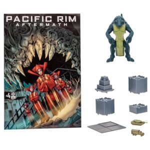 Pacific Rim McFarlane Toys Raiju (Kaiju) 4" Scale Figure Playset with Comic