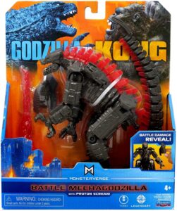 godzilla vs kong monsterverse movie series 6-inch action figure battle mechagodzilla with proton scream