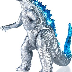 JAYKENIXO New Silver Dragon Movie Action Figure - Dragon Monster Toy Size 7’’ Carry Bag Included