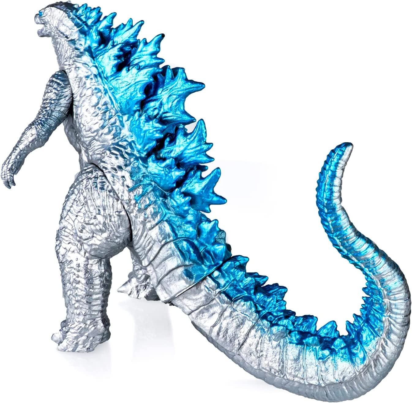 JAYKENIXO New Silver Dragon Movie Action Figure - Dragon Monster Toy Size 7’’ Carry Bag Included