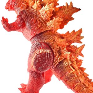 TwCare Exclusive Burning Godzilla Action Figure, Not Toys, Very Breakable, for Display & Decoration, GENTLE USE ONLY, 2021 Movie Series King of The Monsters Movable Joints Birthday Party Gift