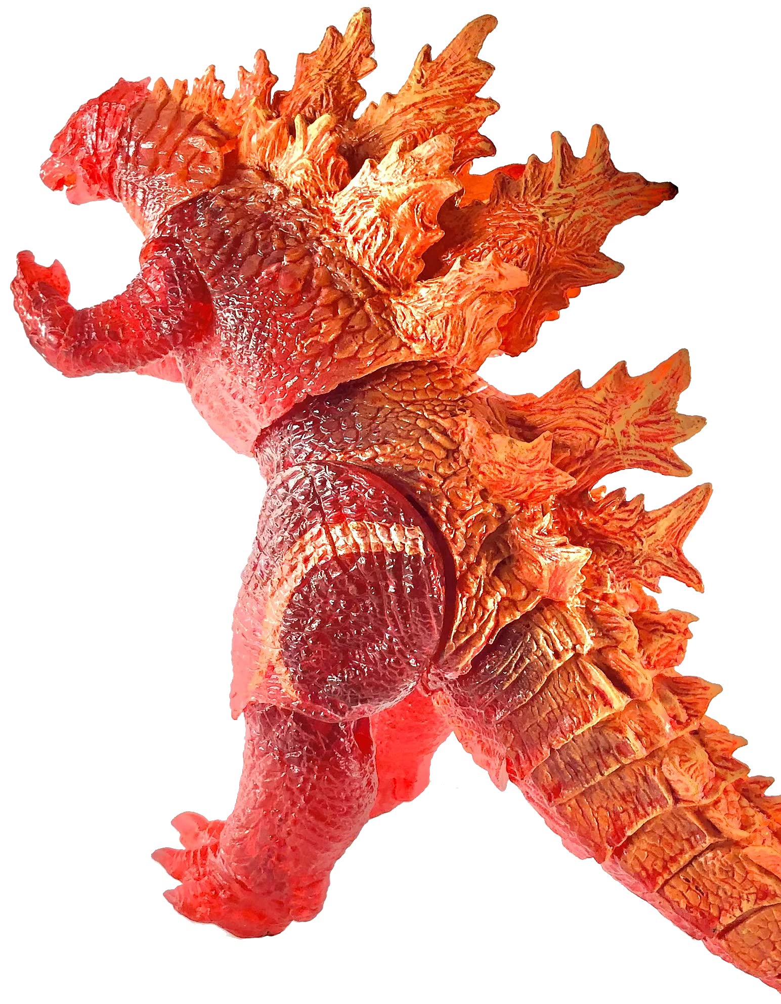 TwCare Exclusive Burning Godzilla Action Figure, Not Toys, Very Breakable, for Display & Decoration, GENTLE USE ONLY, 2021 Movie Series King of The Monsters Movable Joints Birthday Party Gift