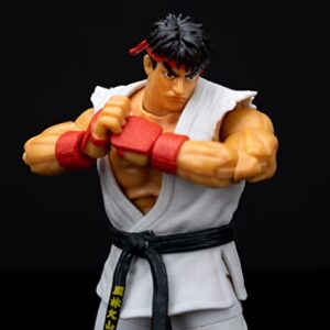 Jada Toys Street Fighter II 6" Ryu Action Figure, Toys for Kids and Adults