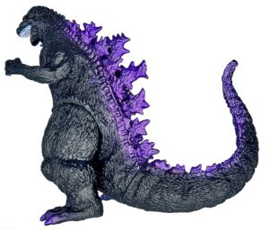 twcare classic 1954 65th anniversary vs heisei era godzilla toy, movie series movable joints action figures birthday gift for boys and girls, travel bag