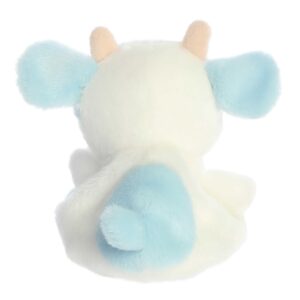 Aurora® Adorable Palm Pals™ Skyla Blueberry Cow™ Stuffed Animal - Pocket-Sized Play - Collectable Fun - Blue 5 Inches