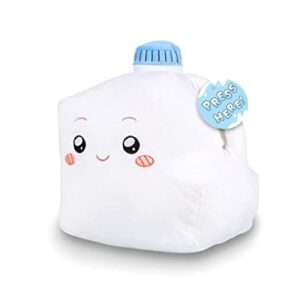 LankyBox Official Merch - Milky Plush Toy with Singing Voice Box - Milky Lanky Box Plushy - Large Cute Plushies