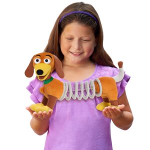 Disney and Pixar Toy Story Slinky Dog Plushie, Kids Toys for Ages 18 Month by Just Play